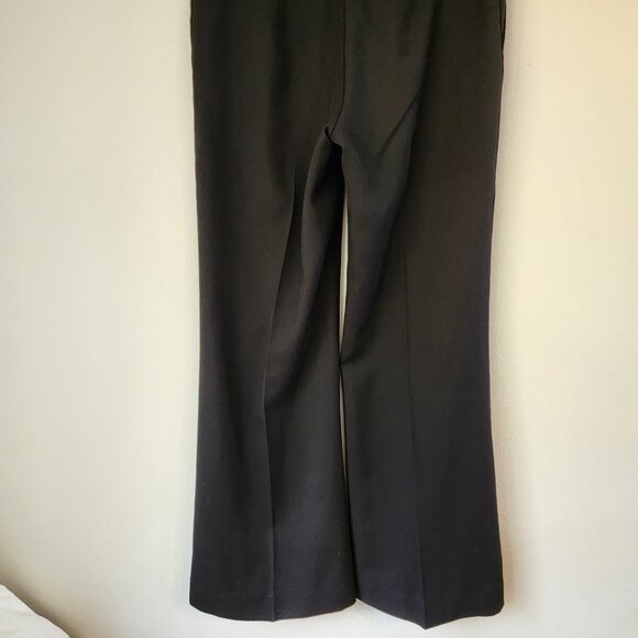 COS Pants Women's Size 12 Black Wide Leg Trouser 100% Wool Office Career Classic - Picture 11 of 16